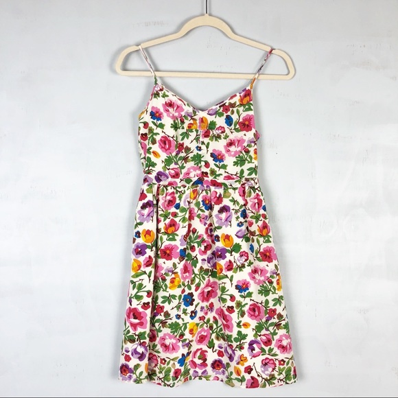 Madewell Dresses & Skirts - Madewell Silk Floral Fit and Flare Sundress Spring